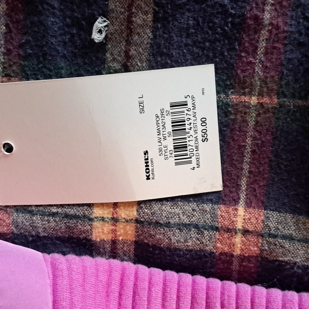 Woman's winter vest size large. New with tags. TEK GEAR - Picture 6 of 7